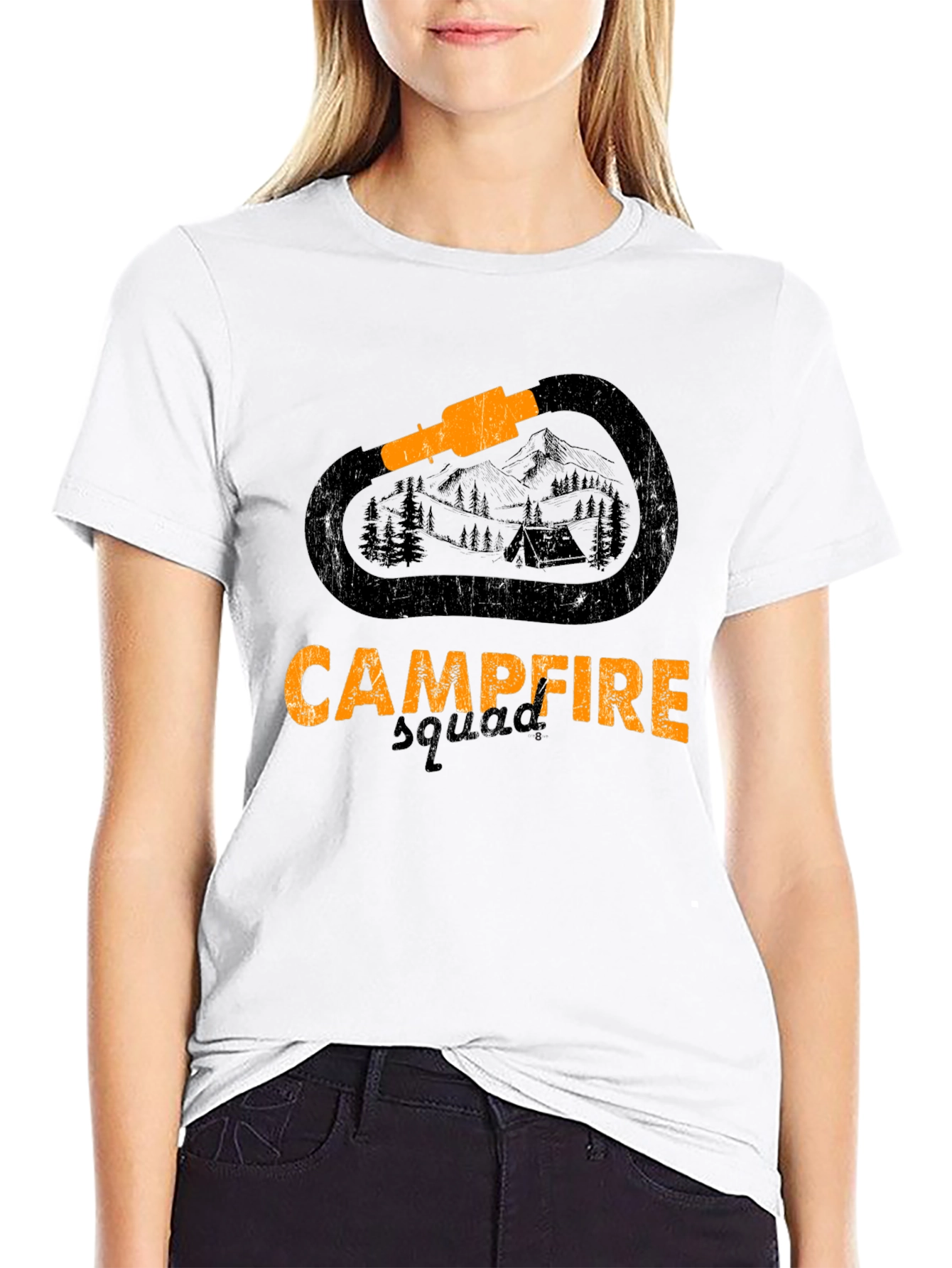 Campfire Carabiner Graphic Tee