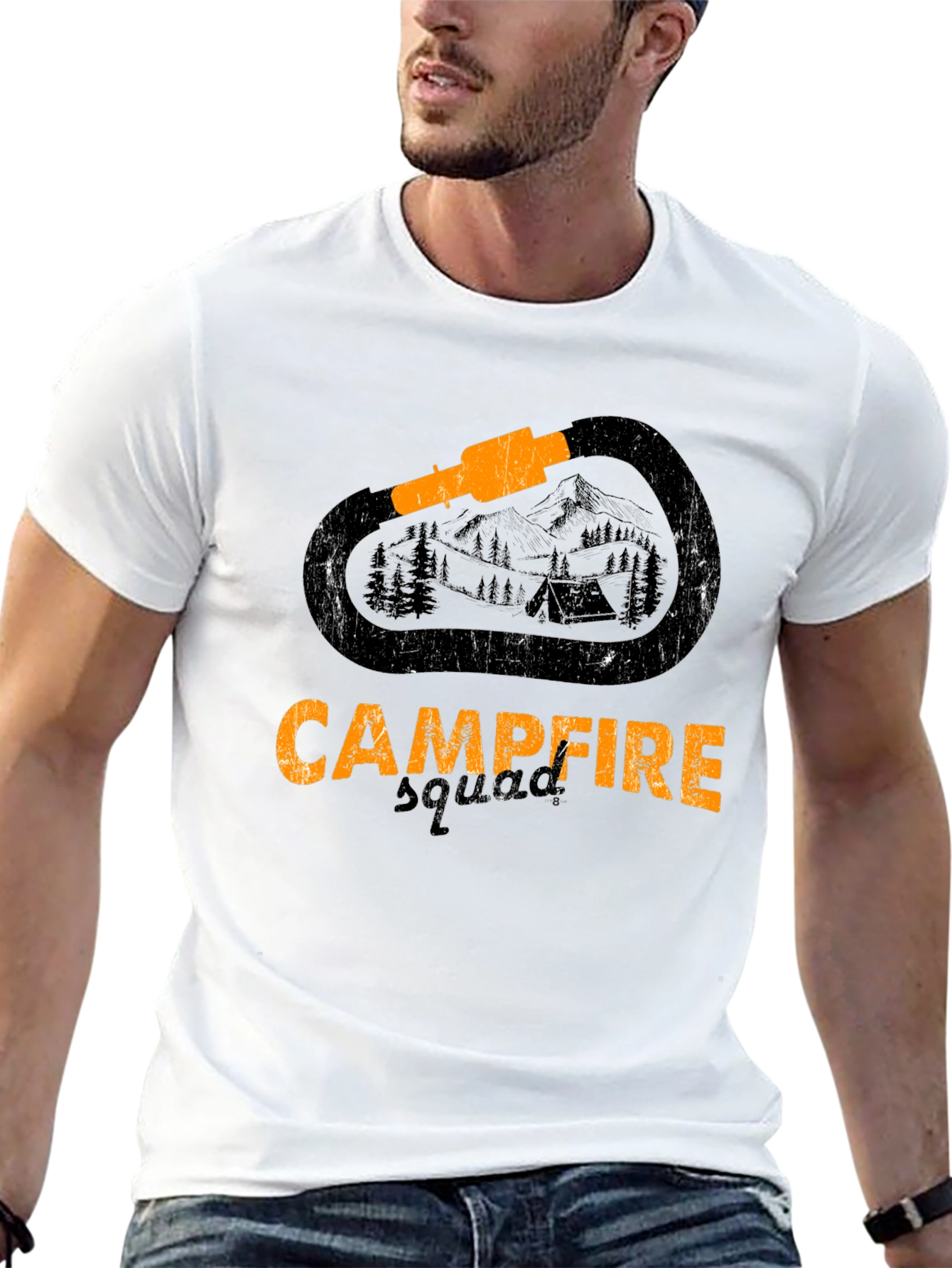 Campfire Carabiner Graphic Tee