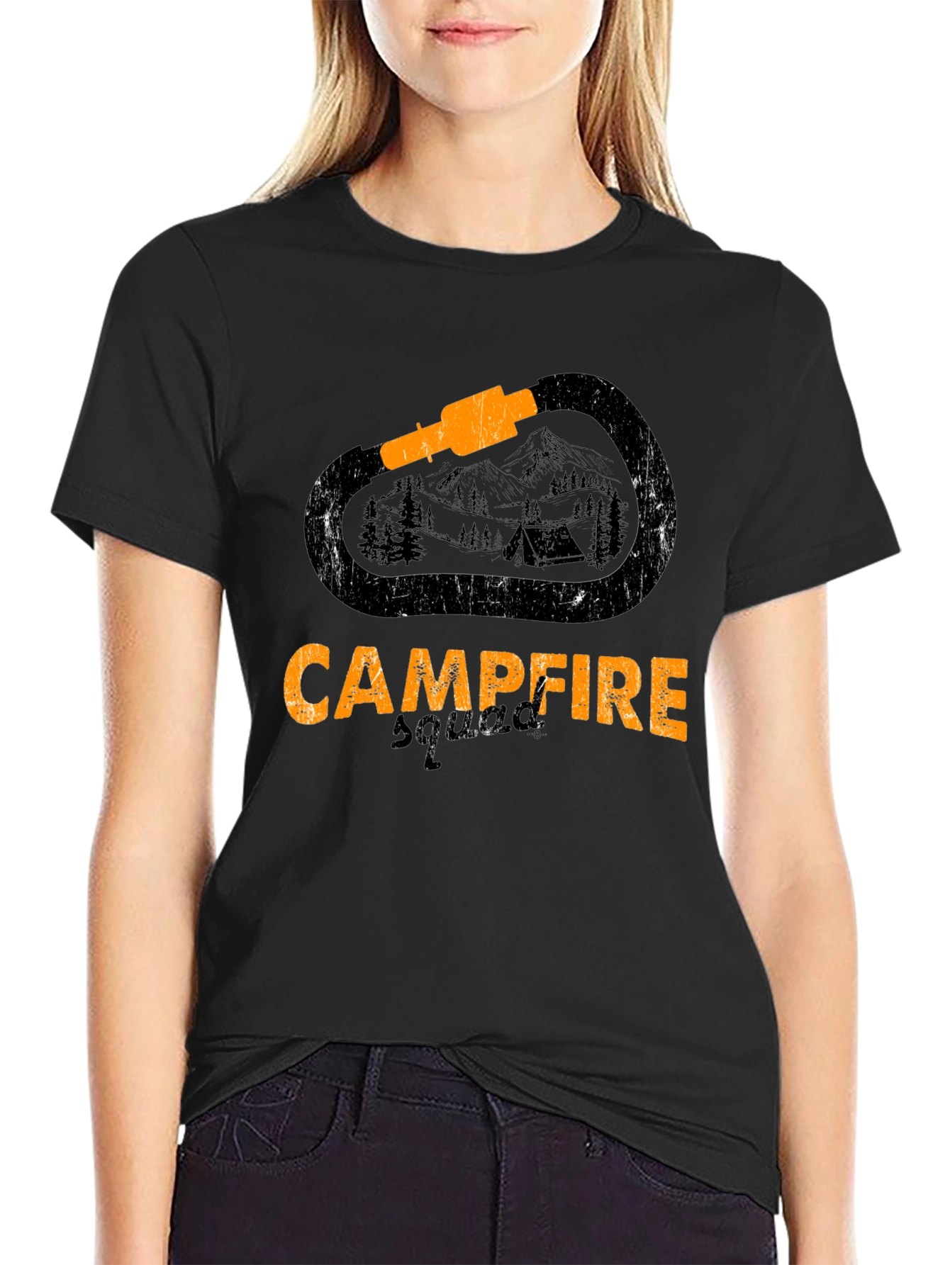 Campfire Carabiner Graphic Tee