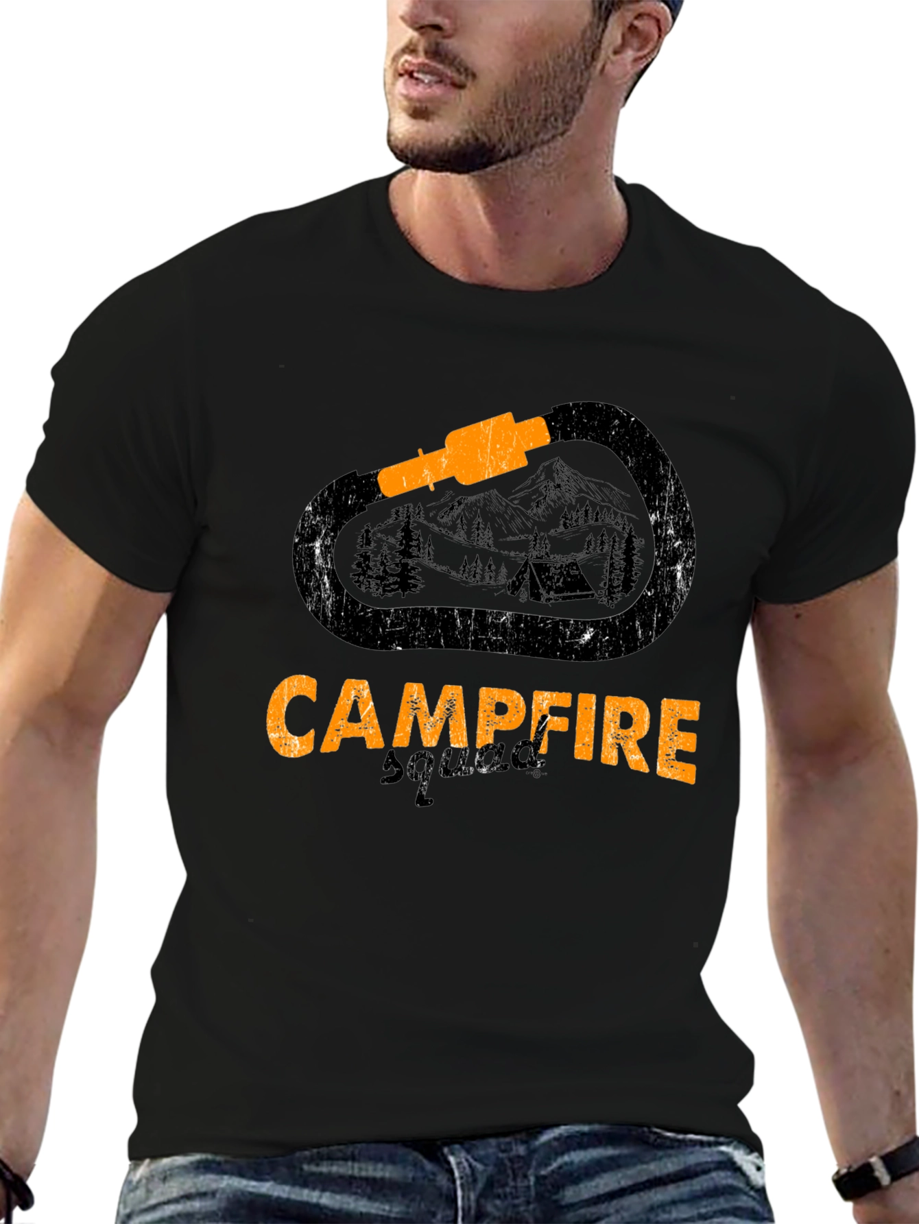 Campfire Carabiner Graphic Tee