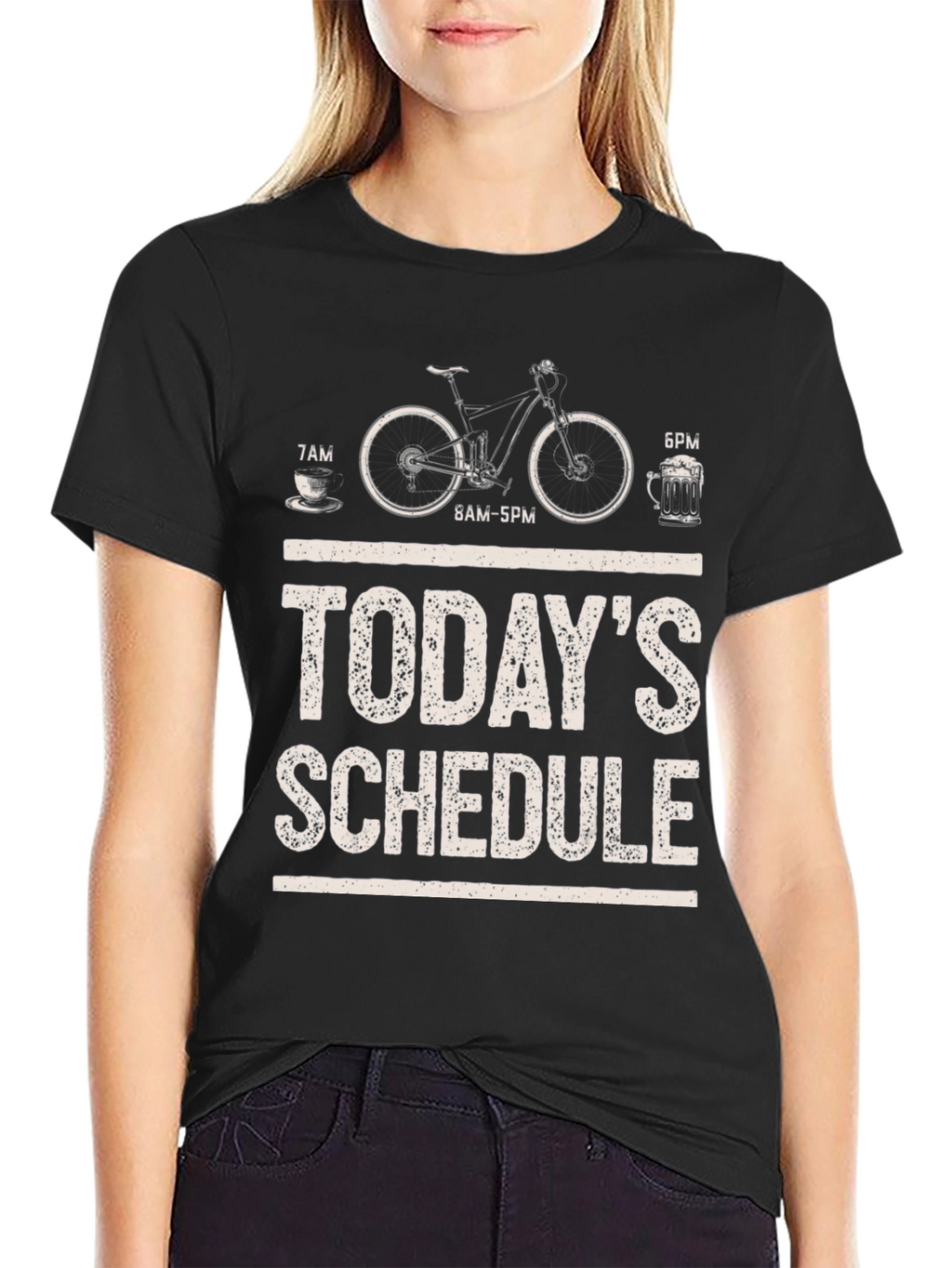 Todays Schedule Bike T-Shirt