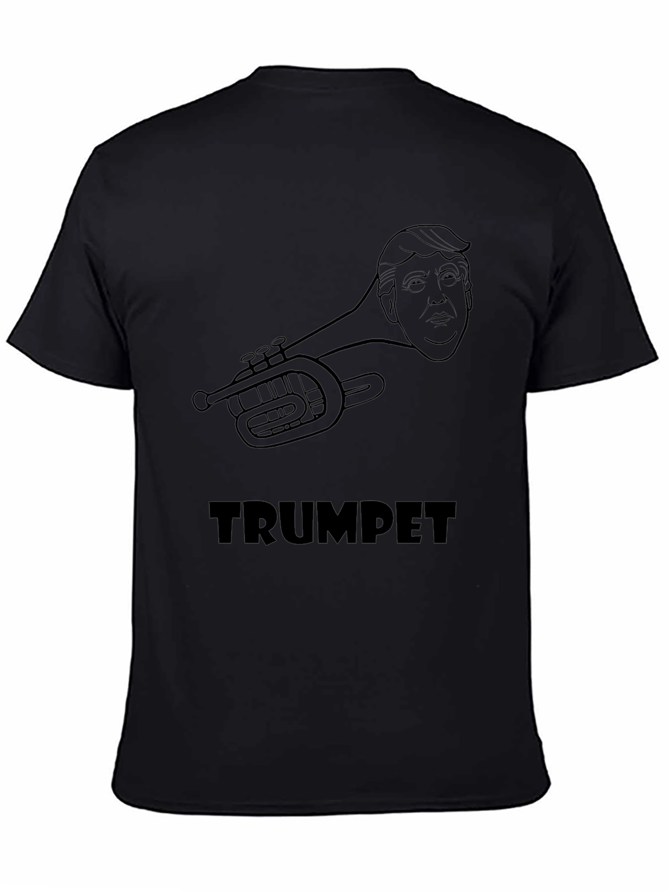 Trumpet Graphic T-Shirt - Music & Political Humor