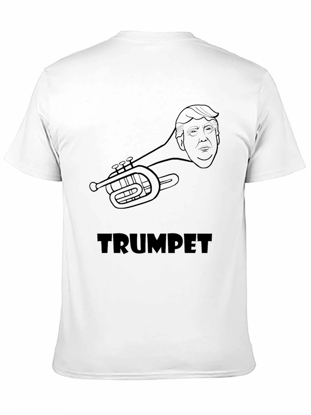 Trumpet Graphic T-Shirt - Music & Political Humor