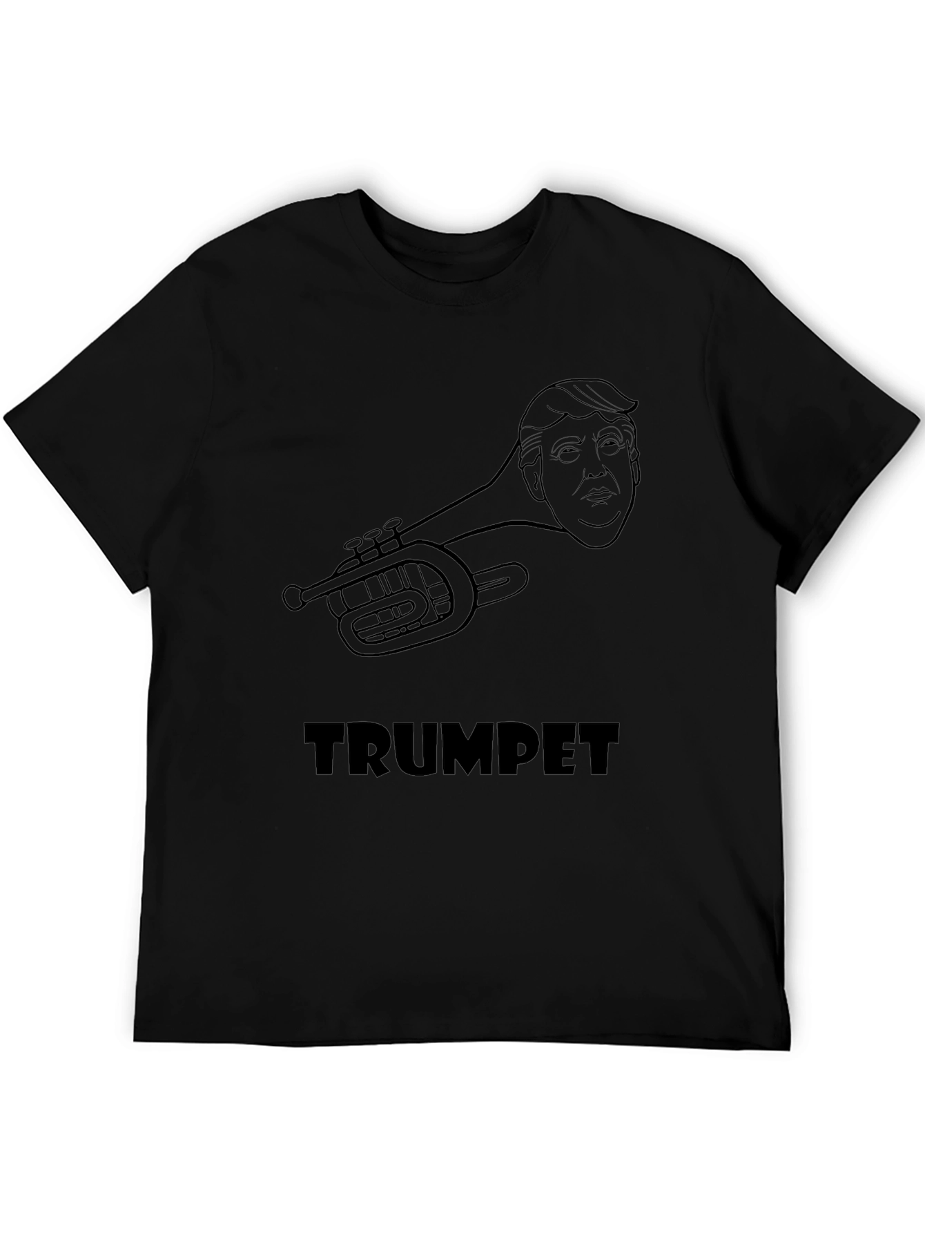 Trumpet Graphic T-Shirt - Music & Political Humor