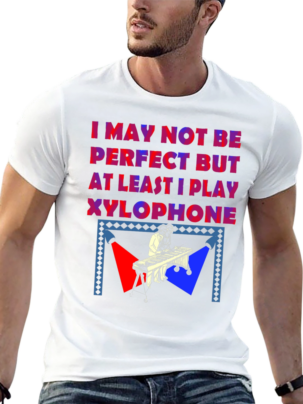 Xylophone Player Graphic T-Shirt