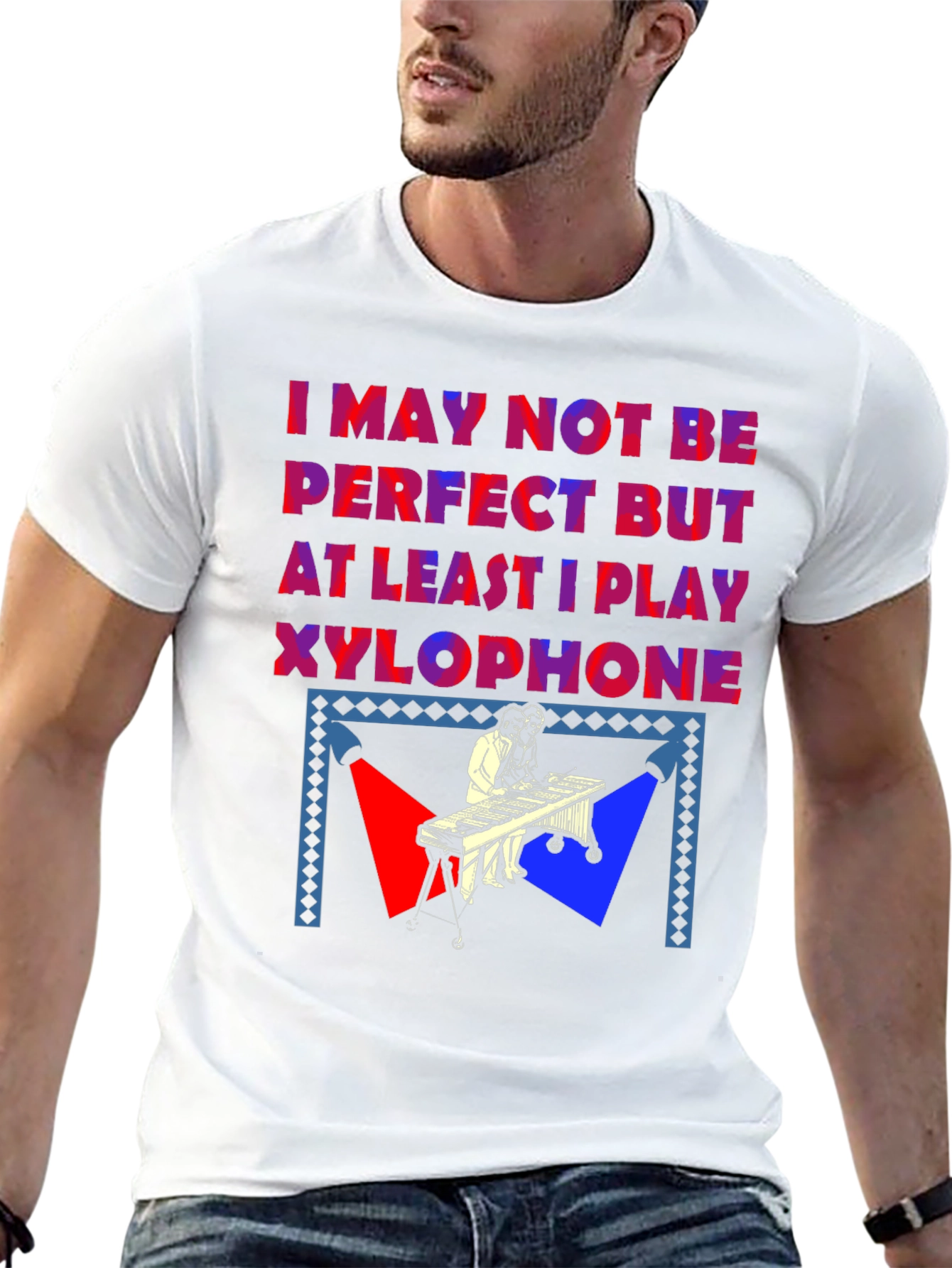 Xylophone Player Graphic T-Shirt