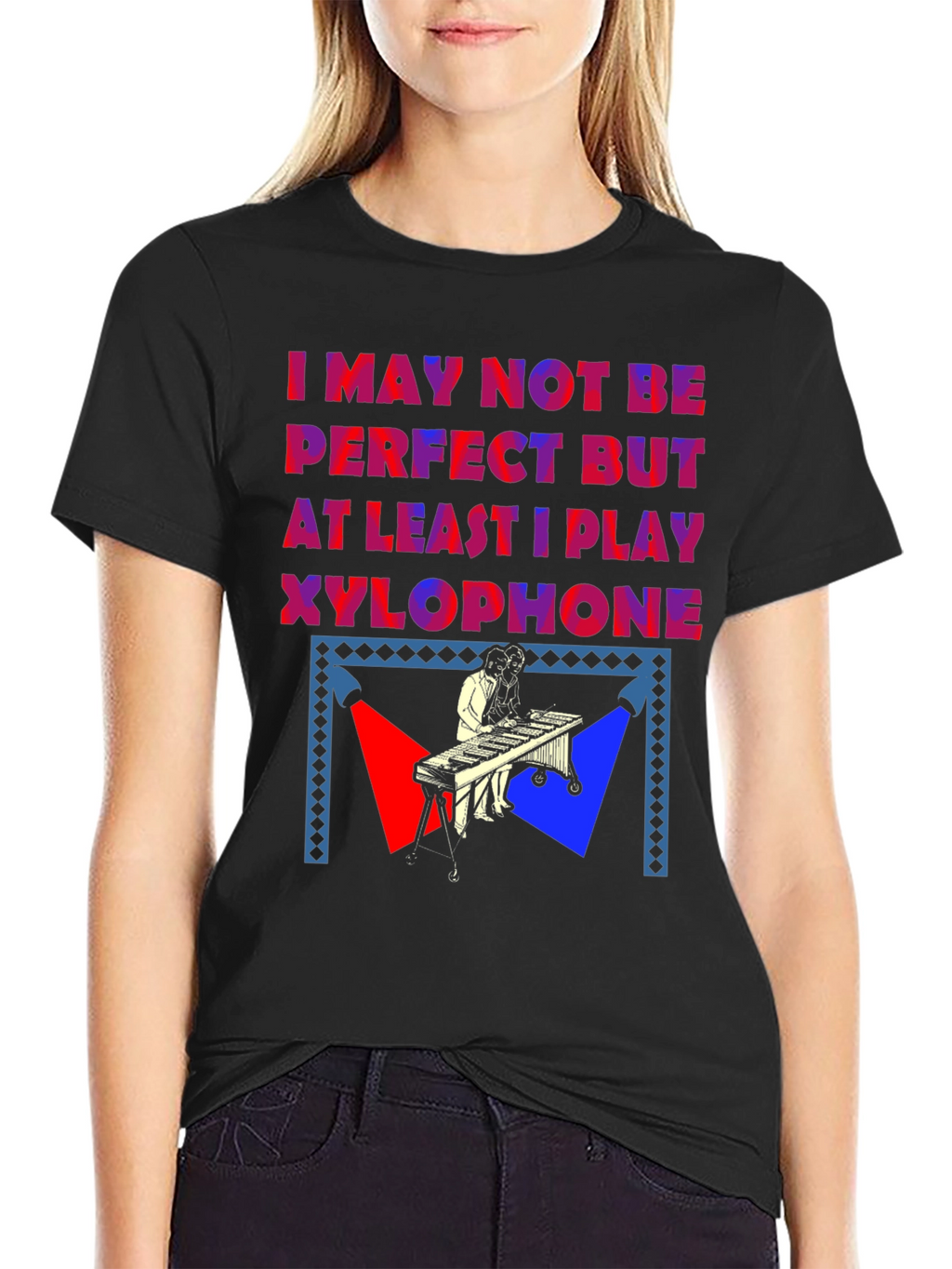 Xylophone Player Graphic T-Shirt