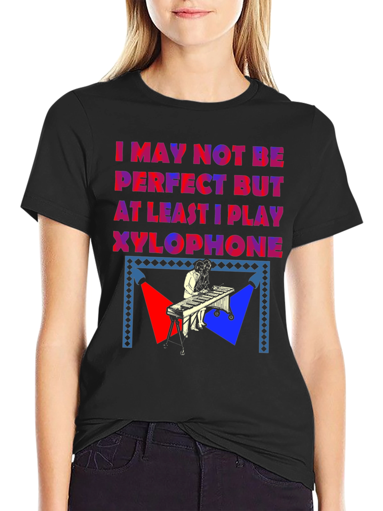 Xylophone Player Graphic T-Shirt