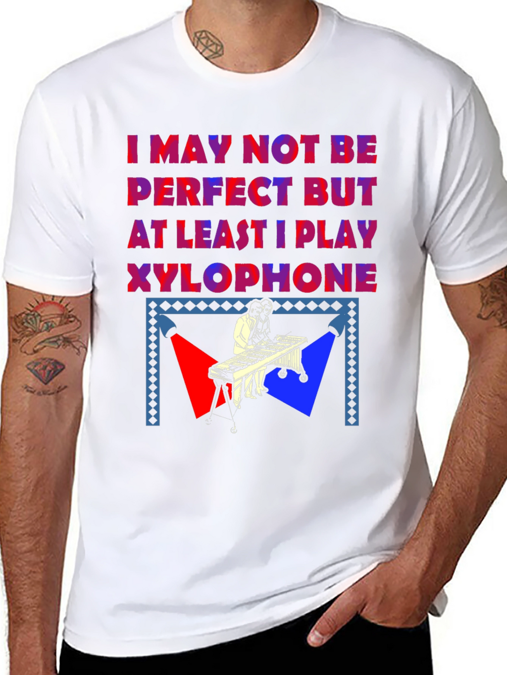 Xylophone Player Graphic T-Shirt