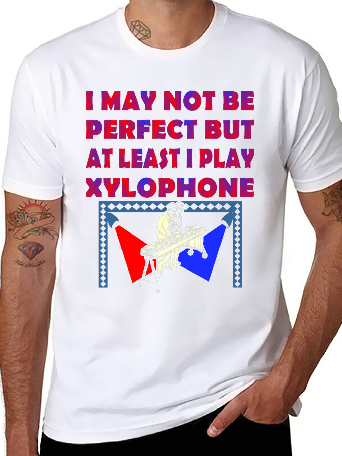 Xylophone Player Graphic T-Shirt