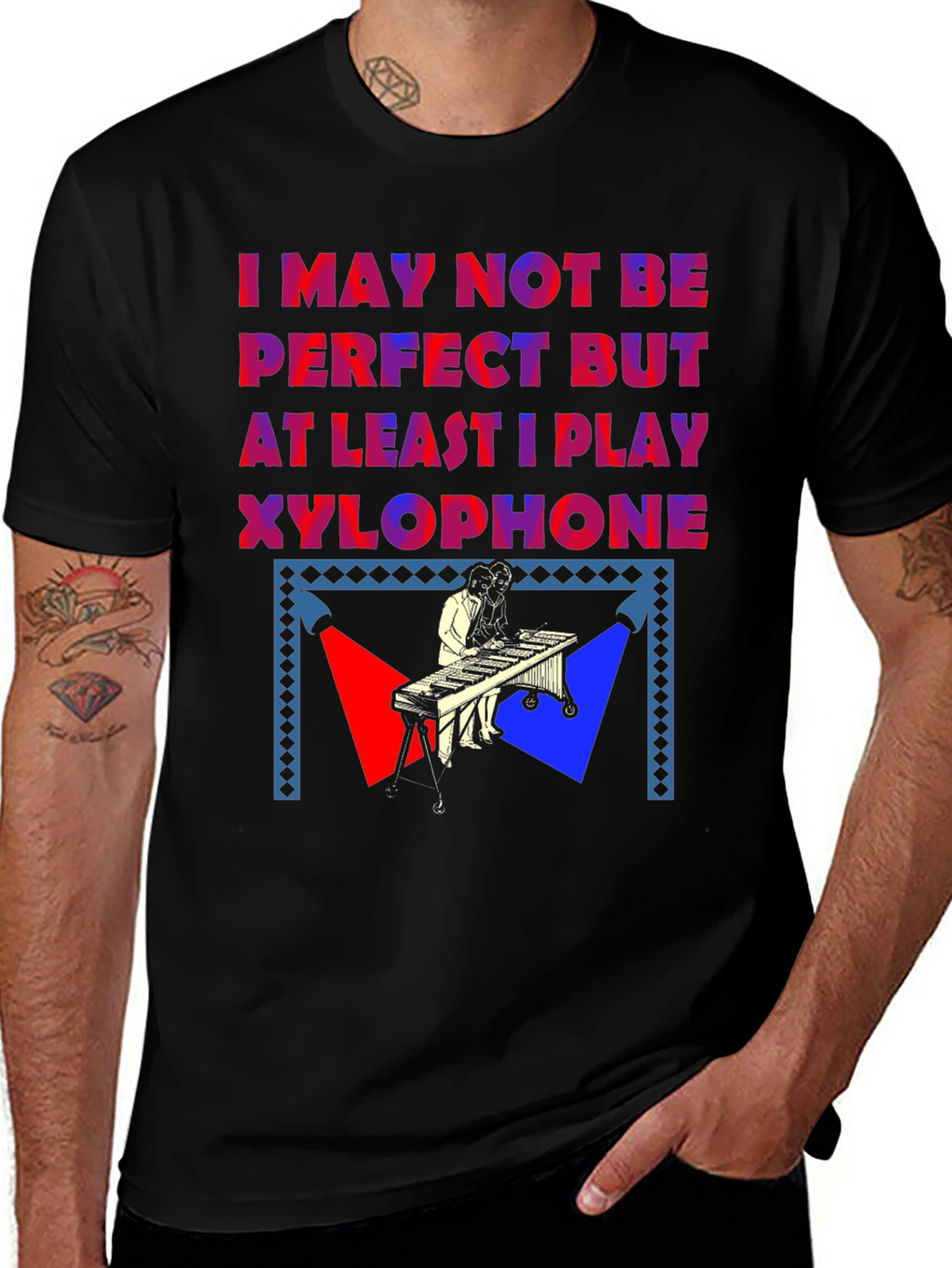 Xylophone Player Graphic T-Shirt