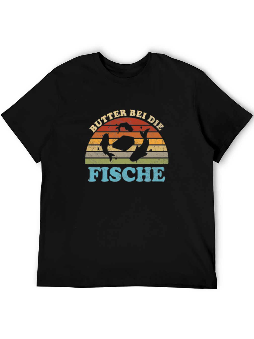 Butter Bei Die Fische Black Graphic T-Shirt