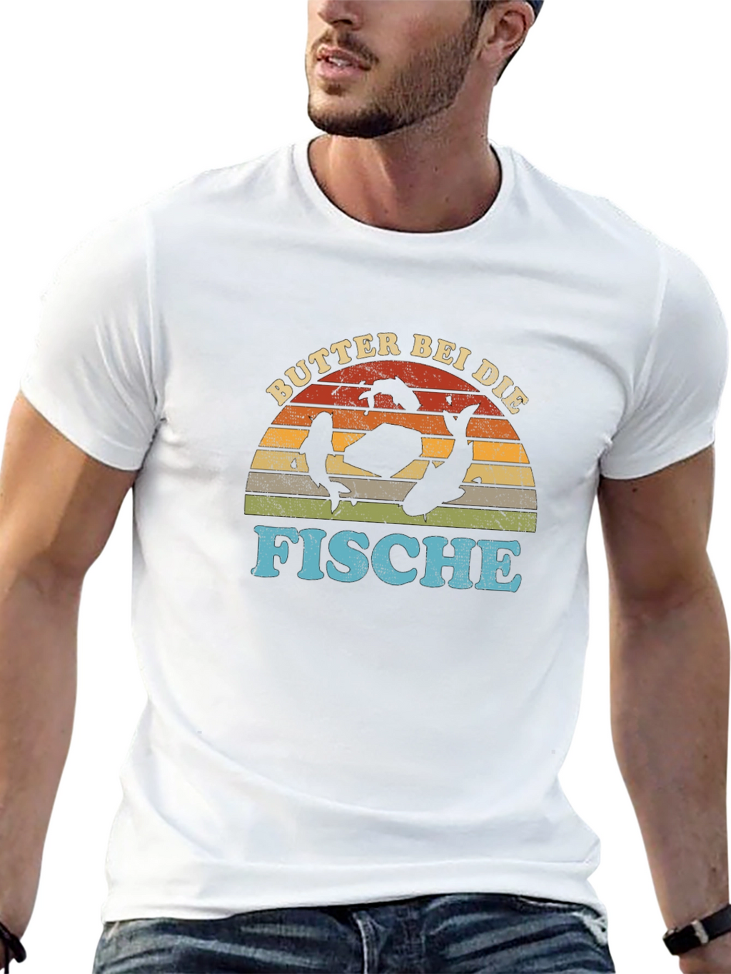 Butter Bei Die Fische Black Graphic T-Shirt