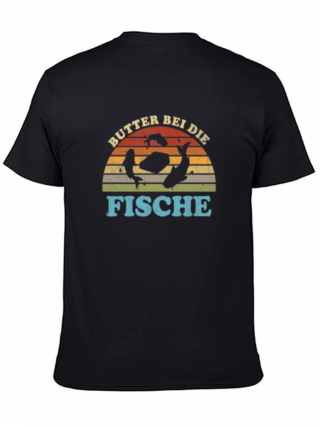 Butter Bei Die Fische Black Graphic T-Shirt