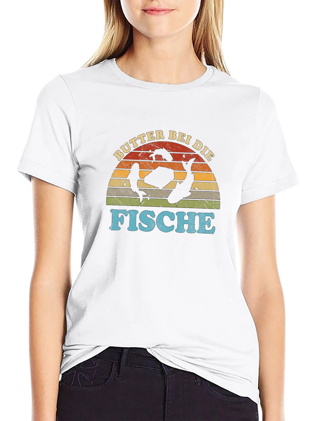 Butter Bei Die Fische Black Graphic T-Shirt