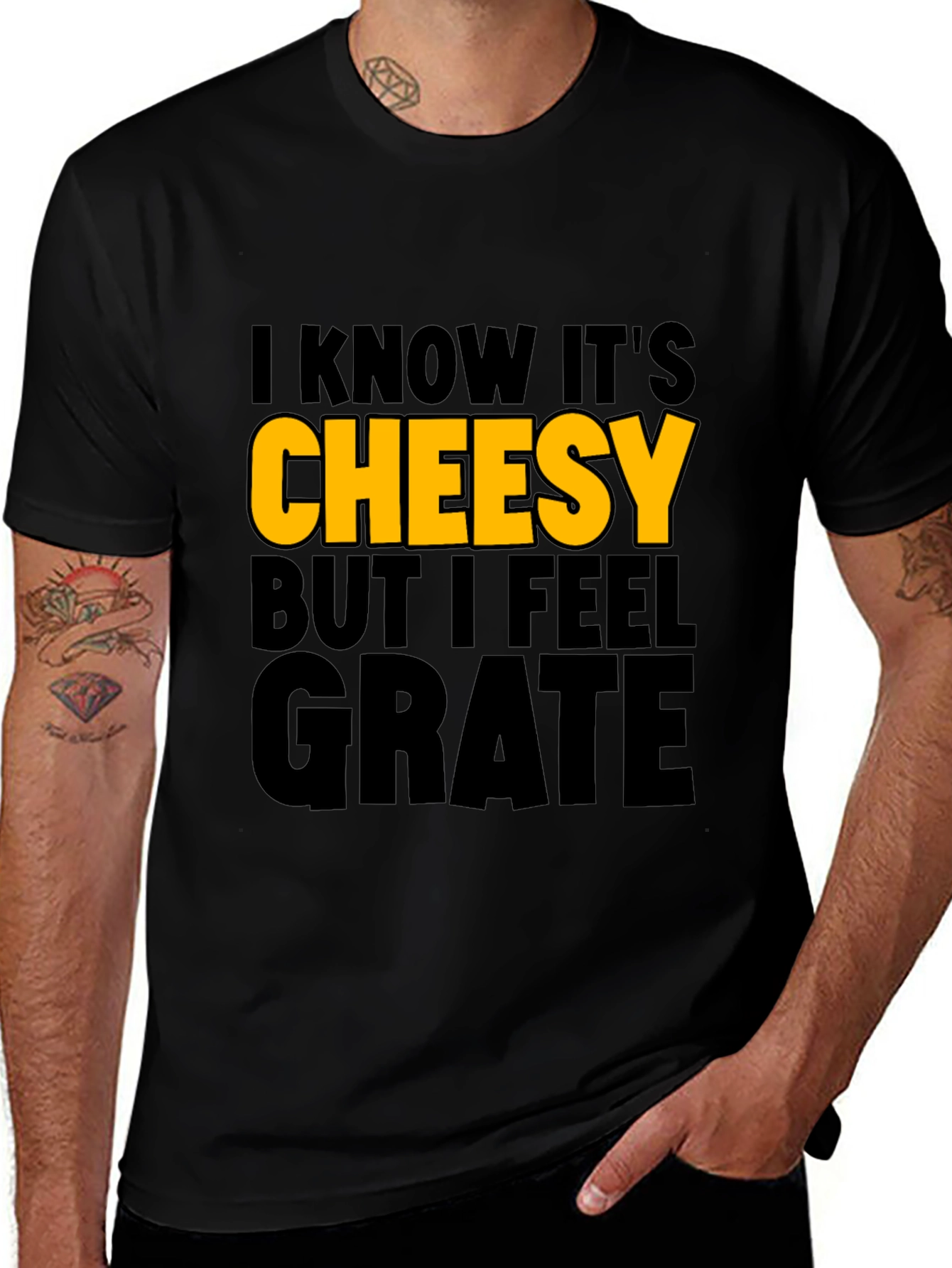 Cheesy Grate Humor T-Shirt