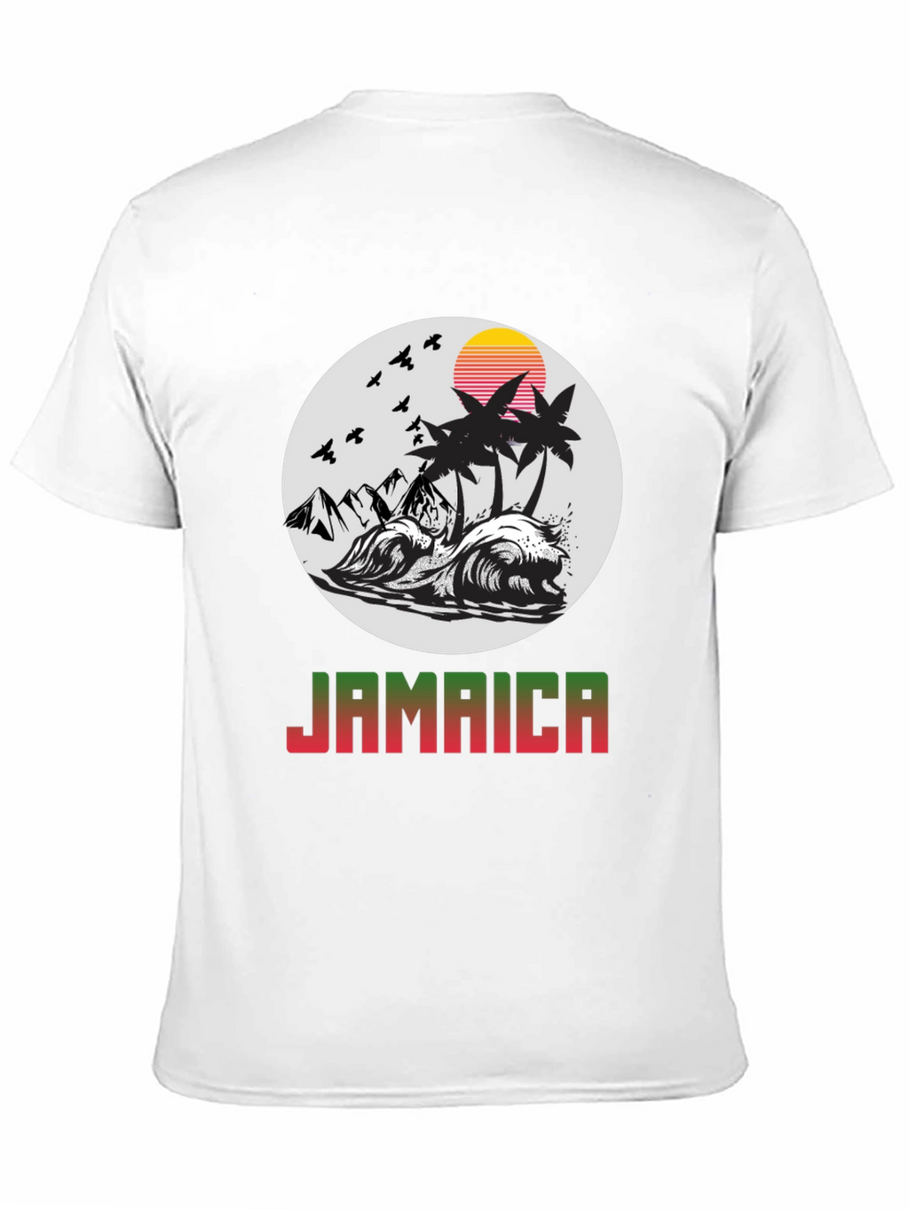 Jamaica Island Graphic Tee - Tropical Paradise T-Shirt