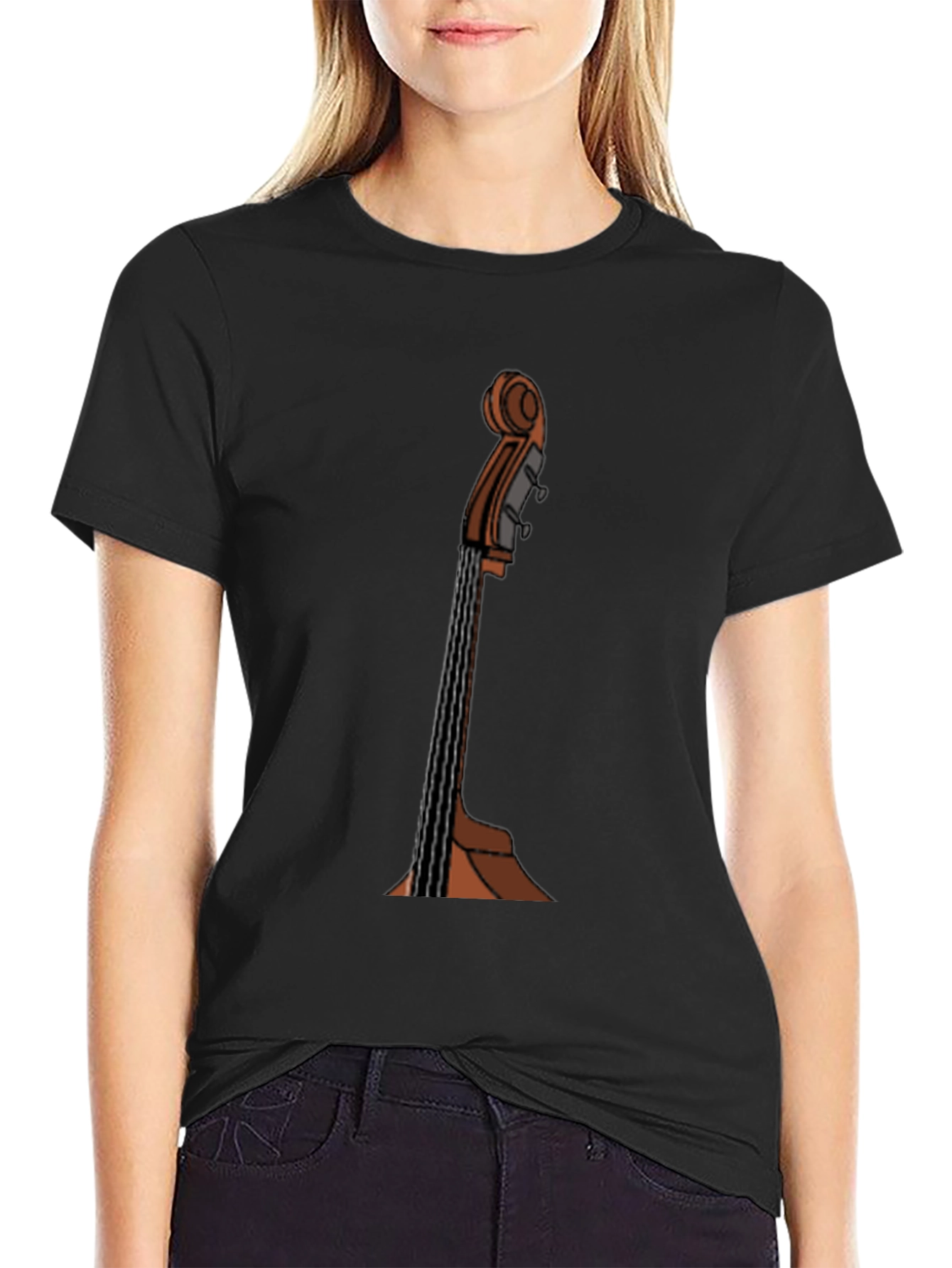 Bass Graphic Tee - Black