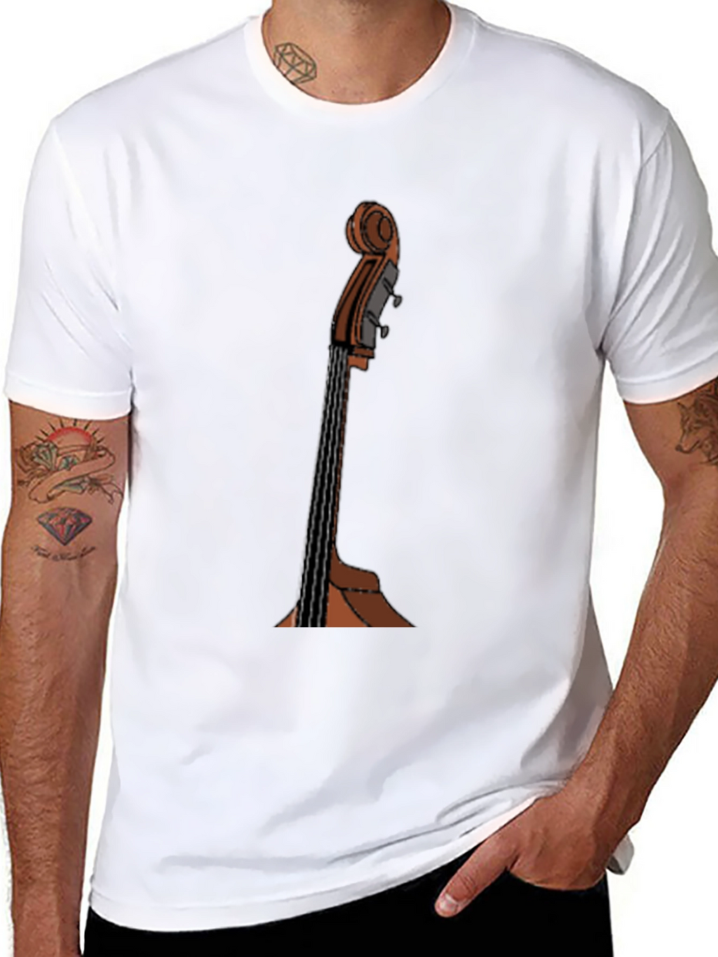 Bass Graphic Tee - Black