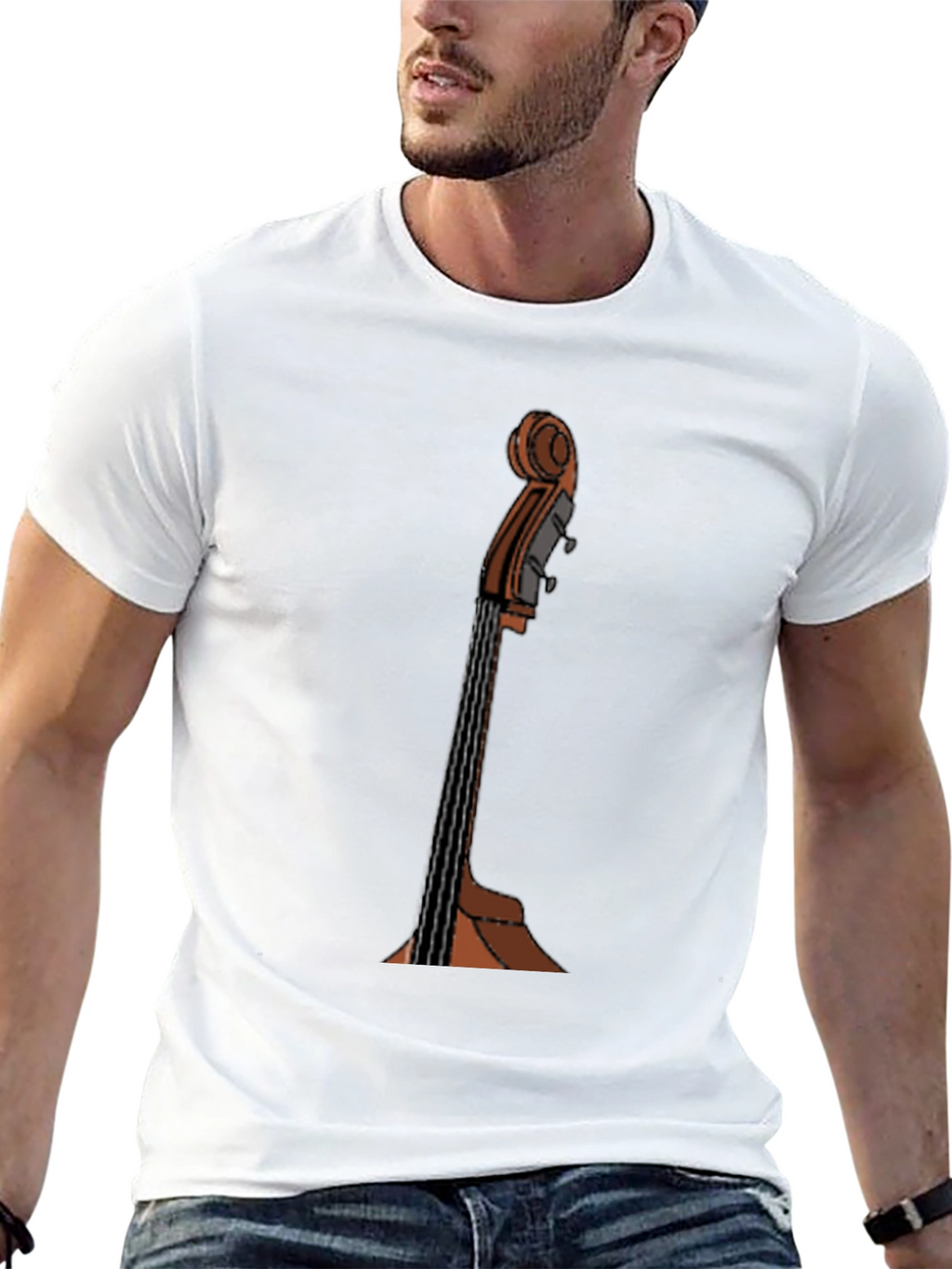 Bass Graphic Tee - Black