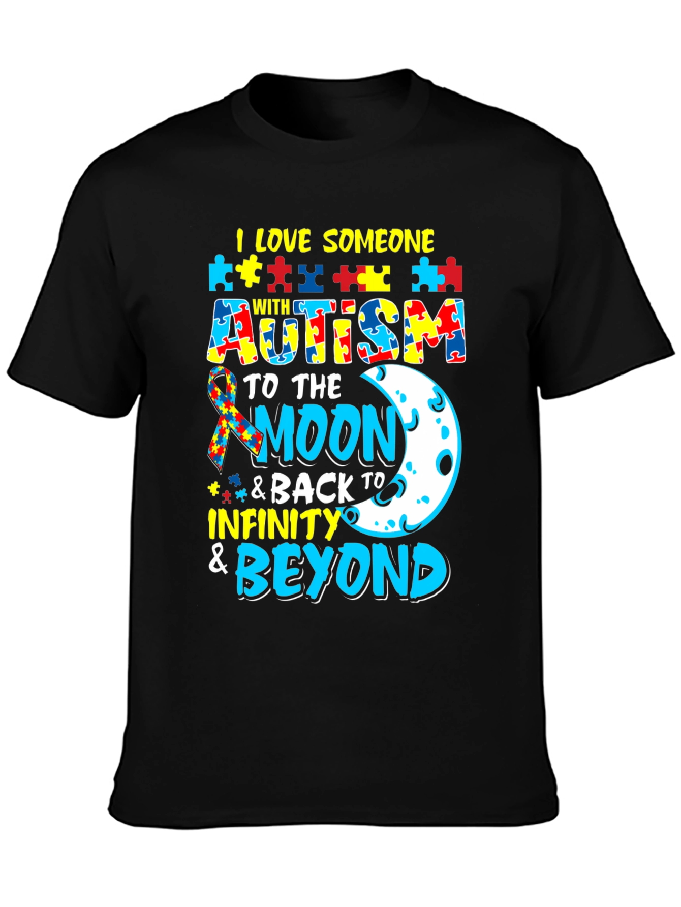 Autism Awareness T-Shirt - I Love Someone