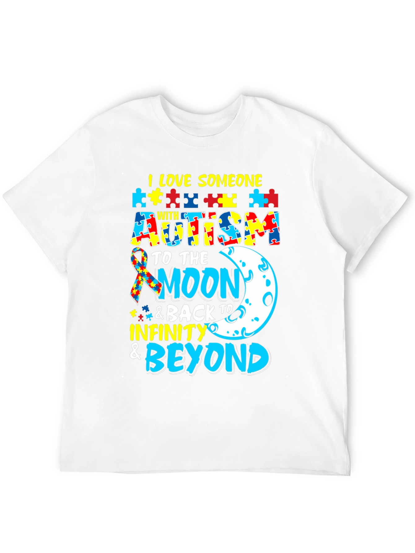 Autism Awareness T-Shirt - I Love Someone