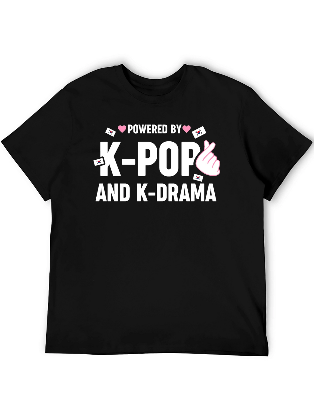 Powered by K-Pop and K-Drama T-Shirt