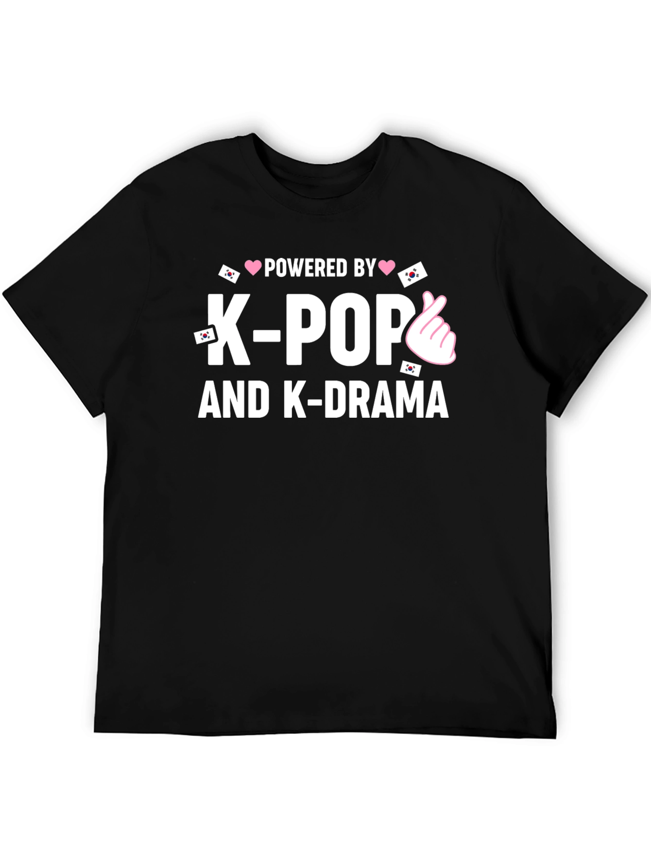 Powered by K-Pop and K-Drama T-Shirt