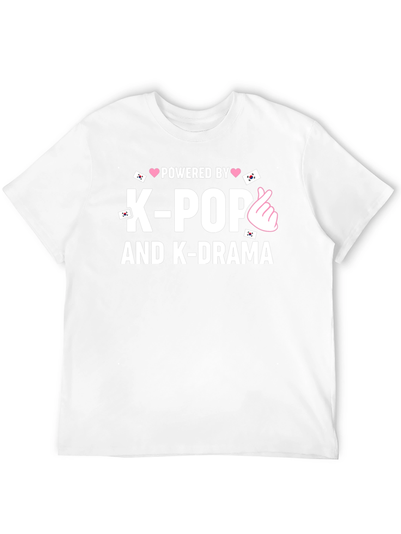 Powered by K-Pop and K-Drama T-Shirt