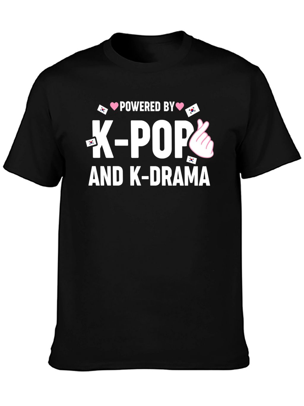 Powered by K-Pop and K-Drama T-Shirt