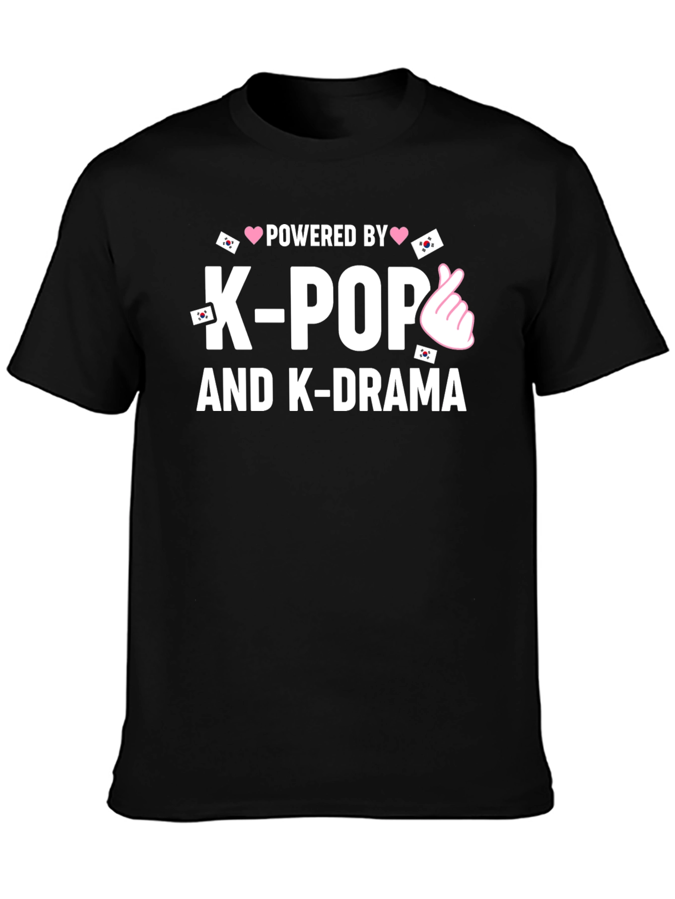 Powered by K-Pop and K-Drama T-Shirt