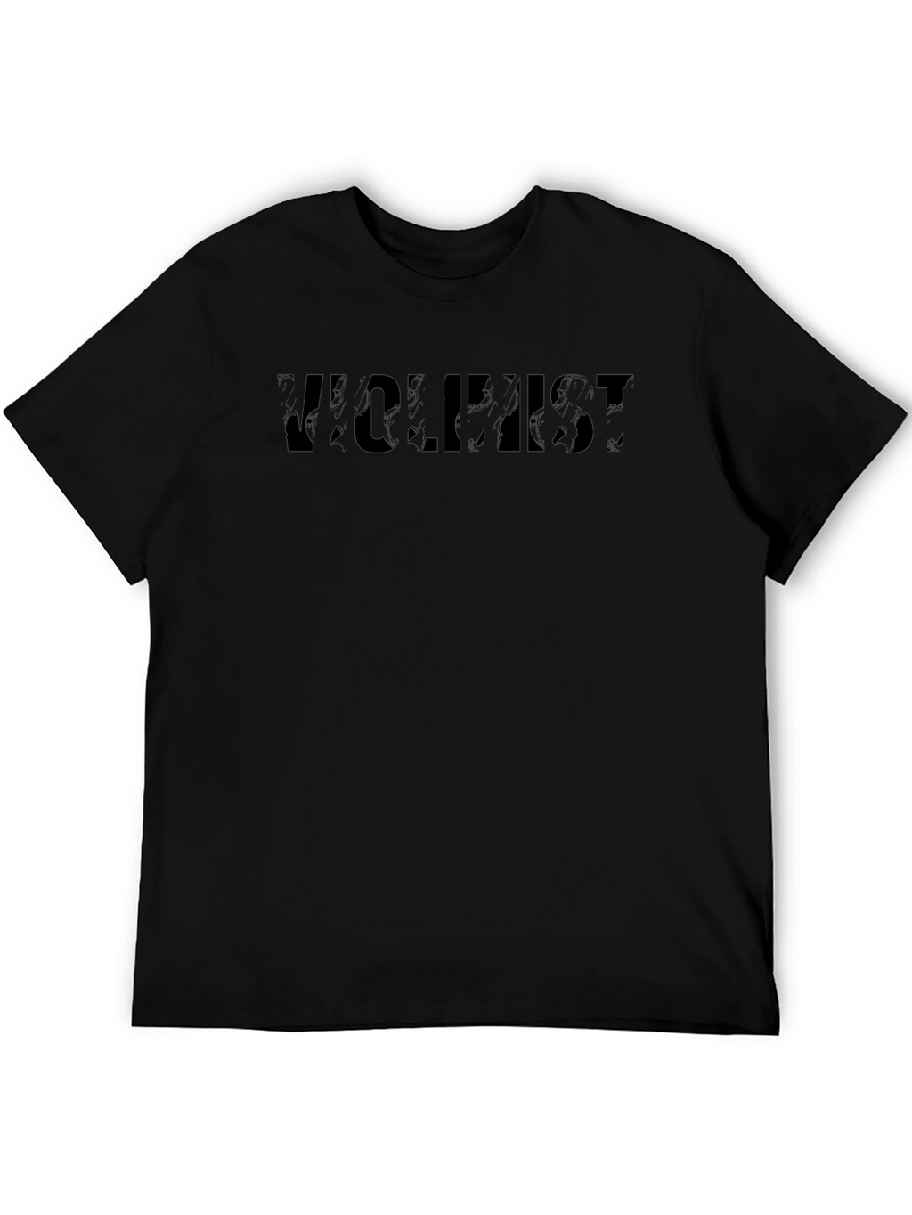Mens Black Graphic T-Shirt - Victimist Design
