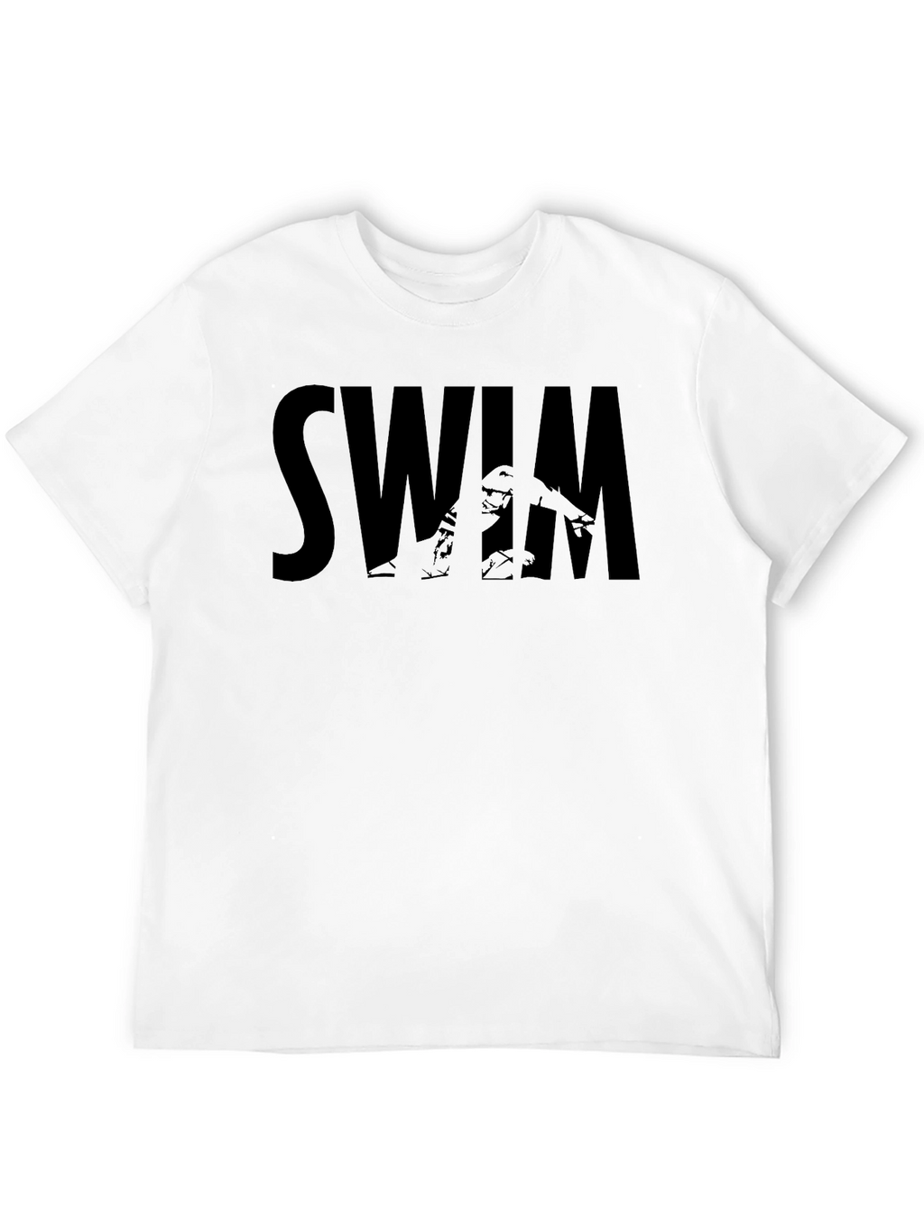 Black SWIM Graphic Tee