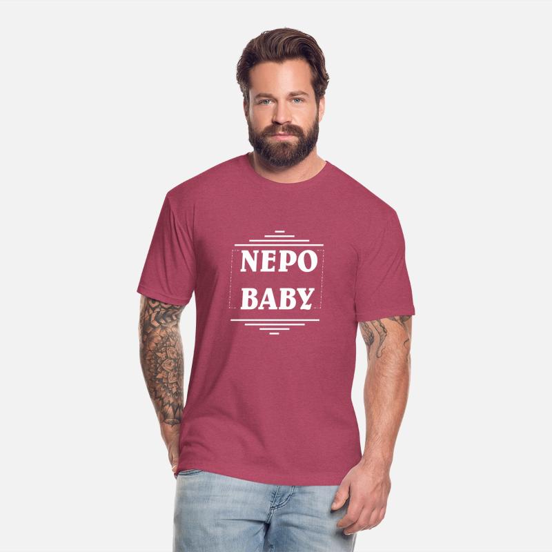 "nepo baby" in plain white letters - cos something