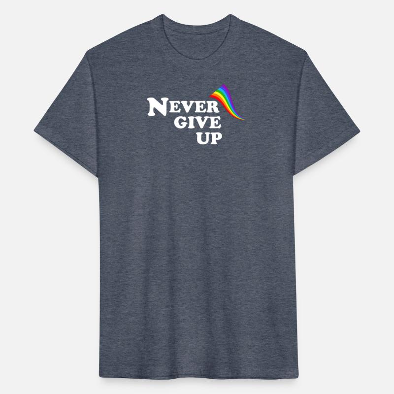never give up