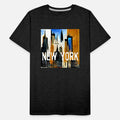 New York The Big Apple Abstract Painting