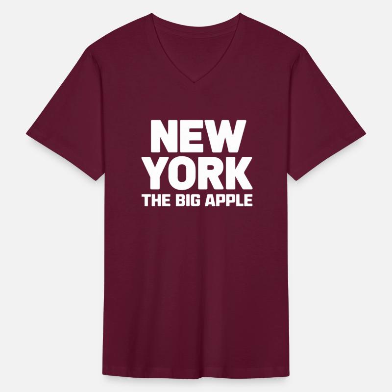New York "The Big Apple" Bold Statement T-Shirt