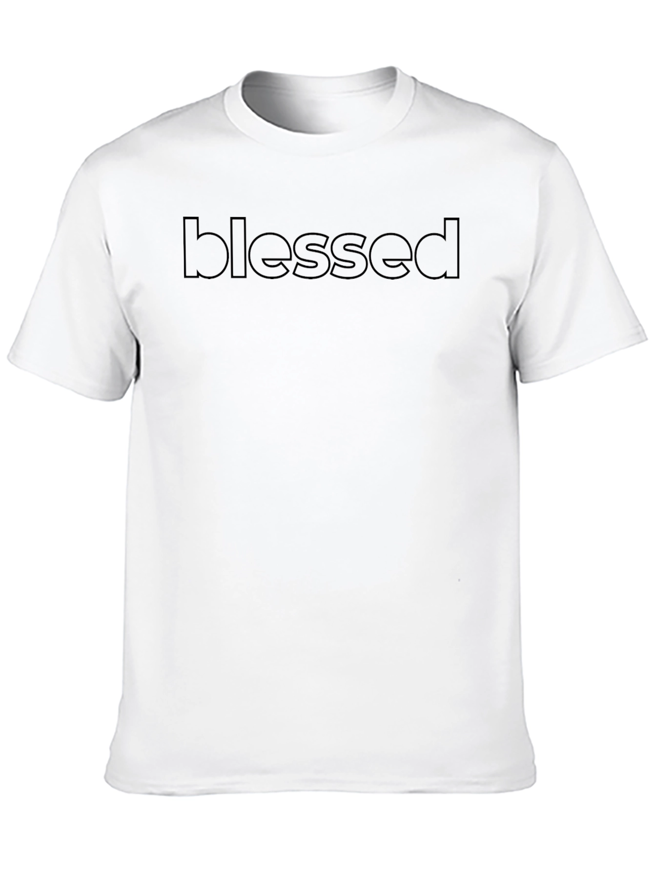 Blessed Black Crew Neck T-Shirt