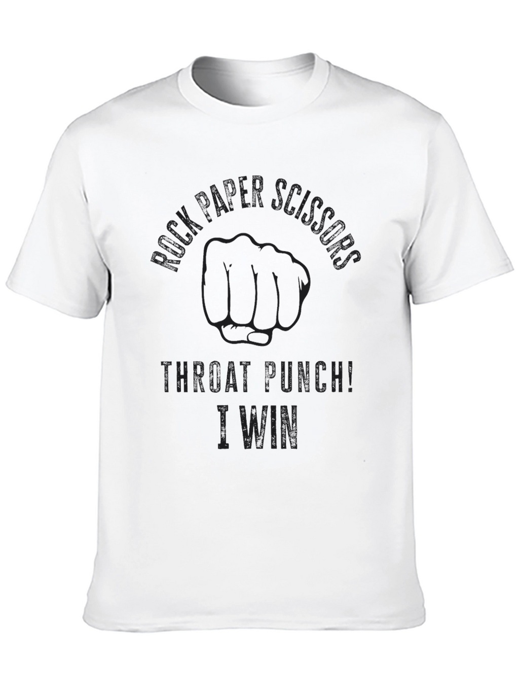 Rock Paper Scissors Throat Punch T-Shirt