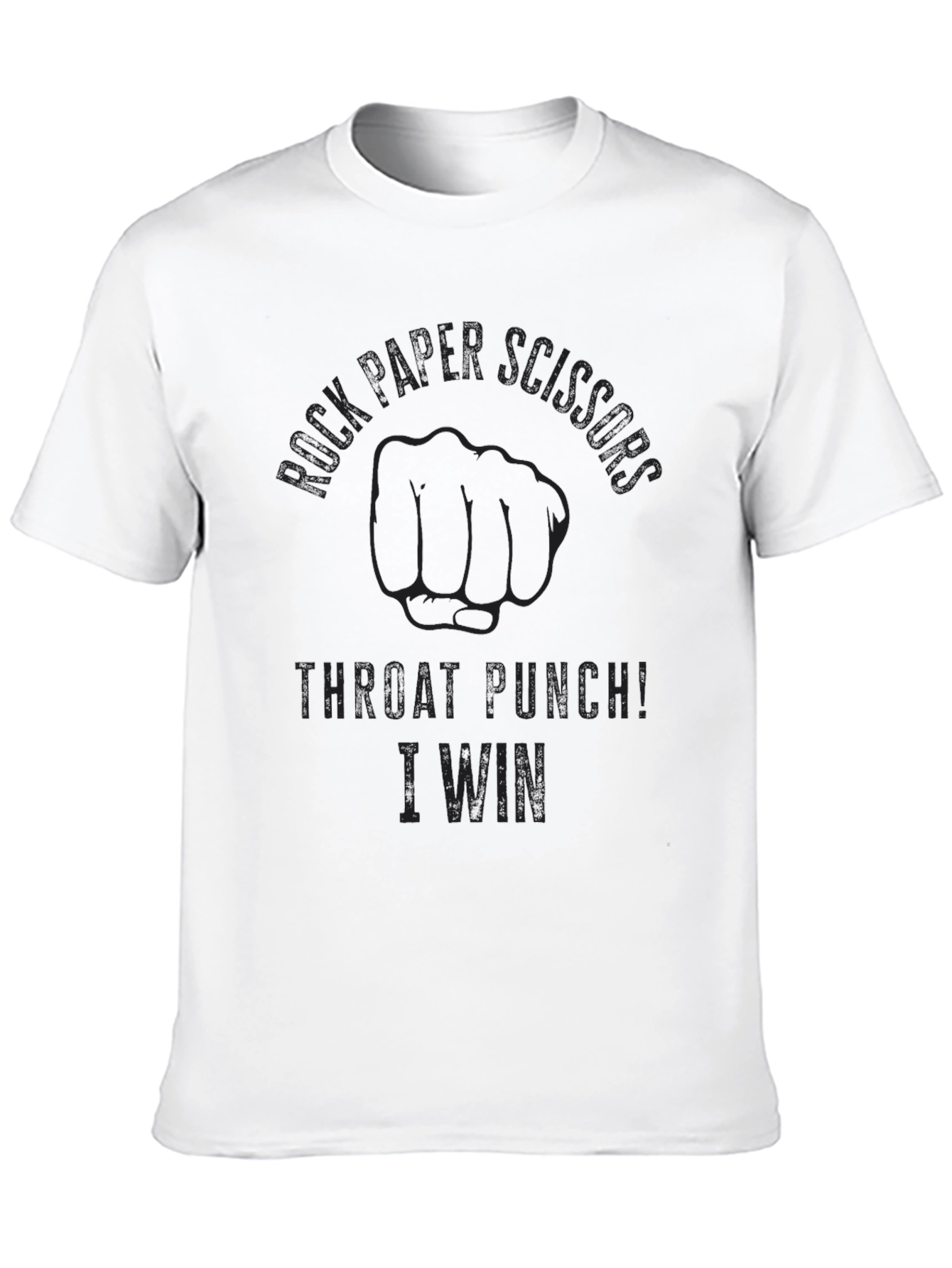 Rock Paper Scissors Throat Punch T-Shirt