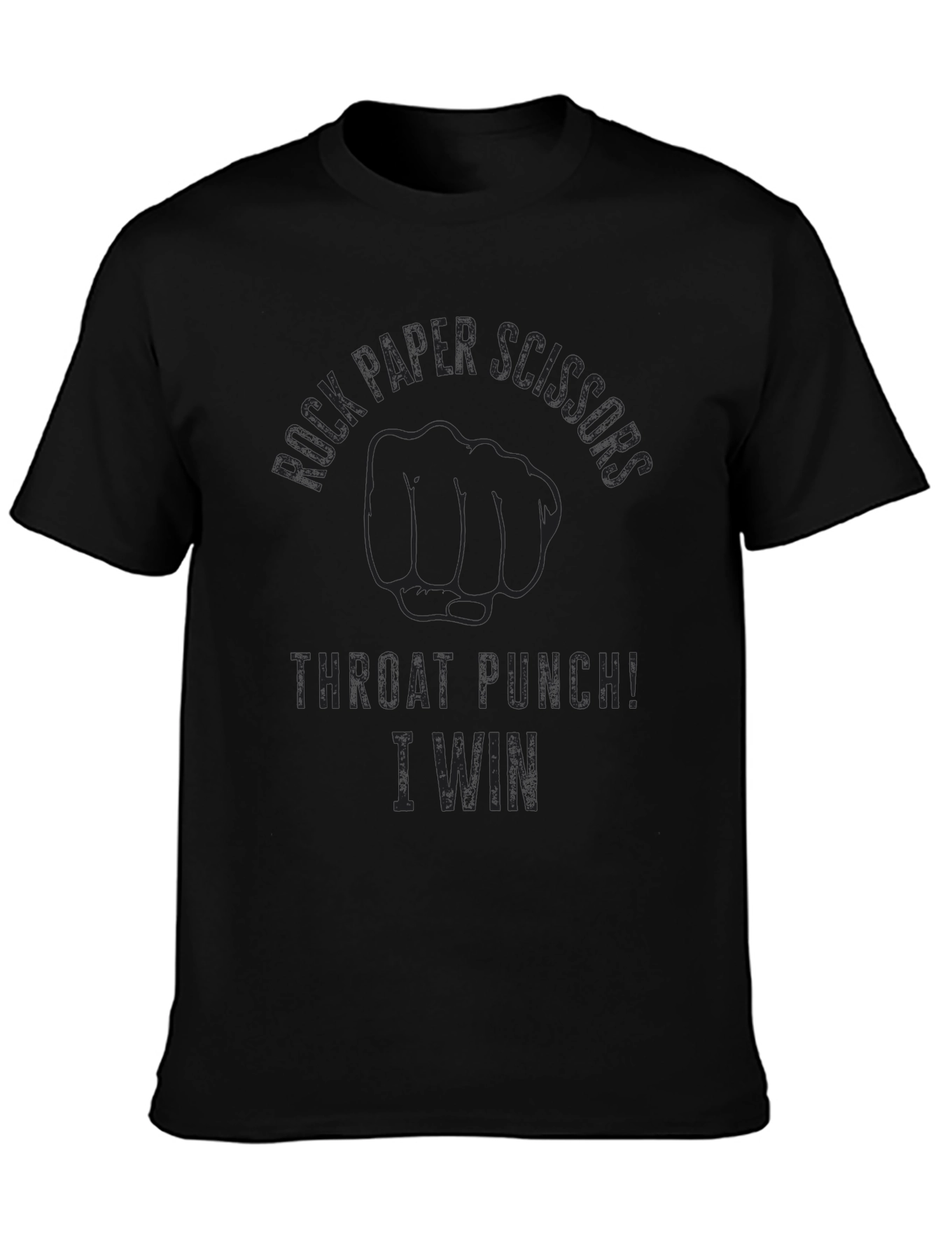 Rock Paper Scissors Throat Punch T-Shirt