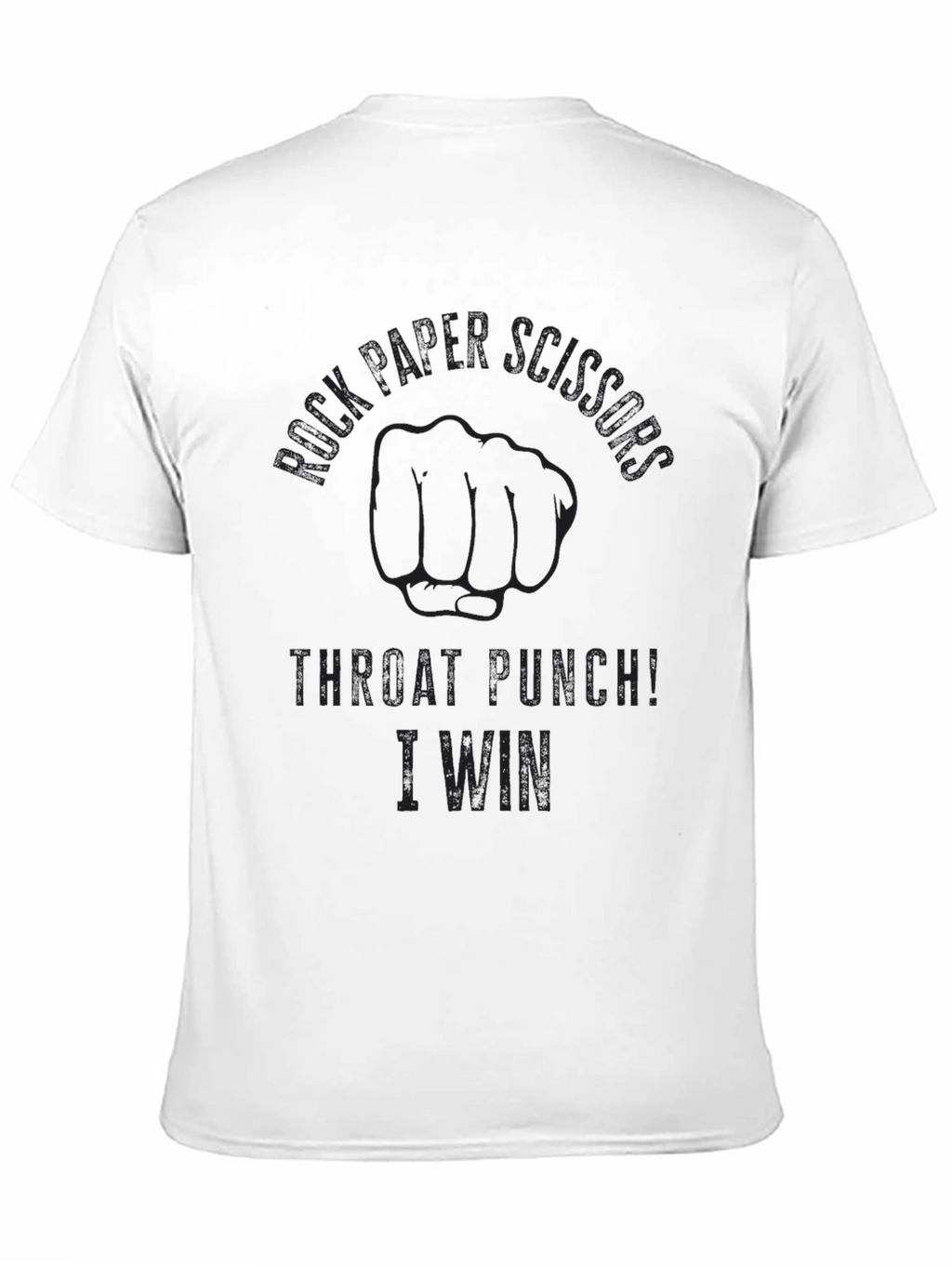 Rock Paper Scissors Throat Punch T-Shirt