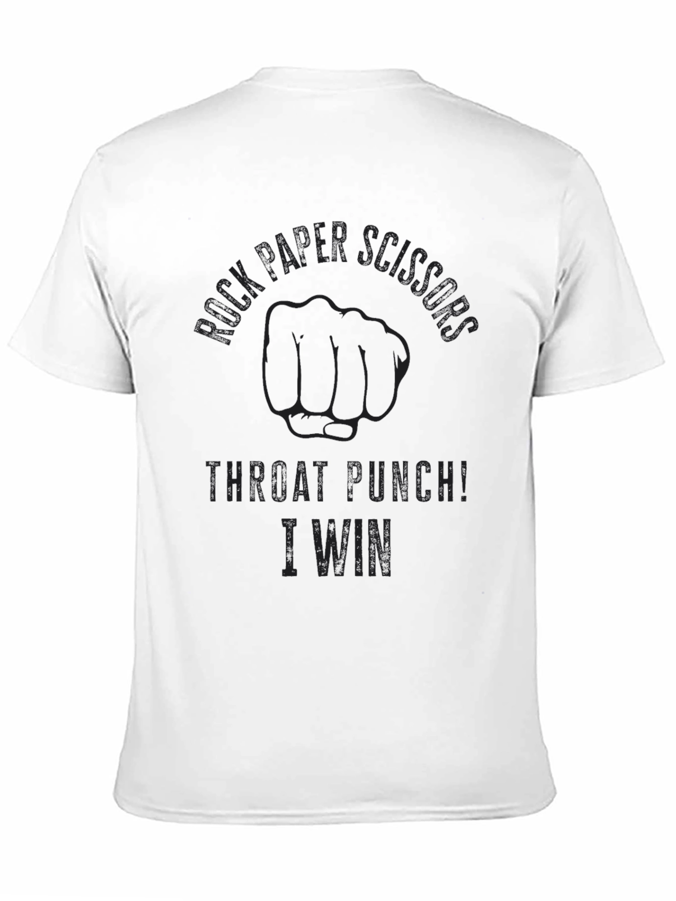 Rock Paper Scissors Throat Punch T-Shirt