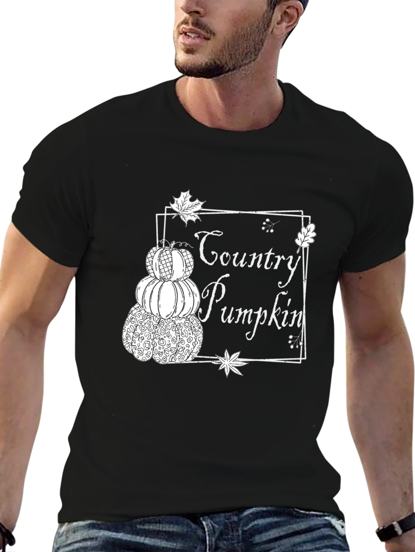 Country Pumpkin Stacked T-Shirt