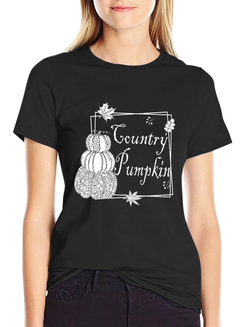 Country Pumpkin Stacked T-Shirt