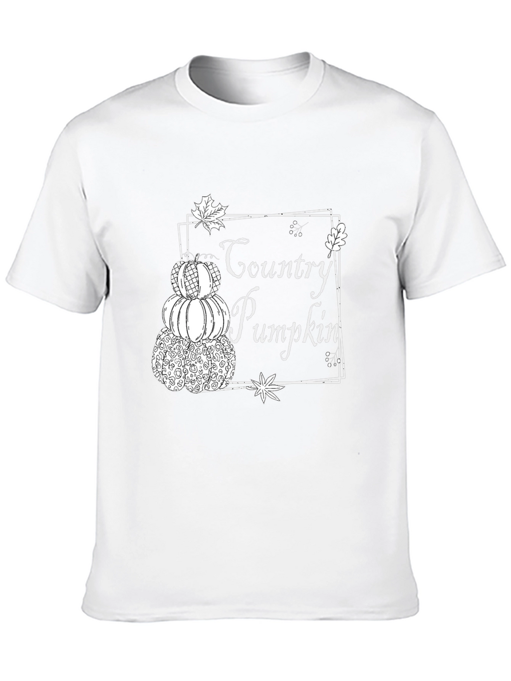 Country Pumpkin Stacked T-Shirt