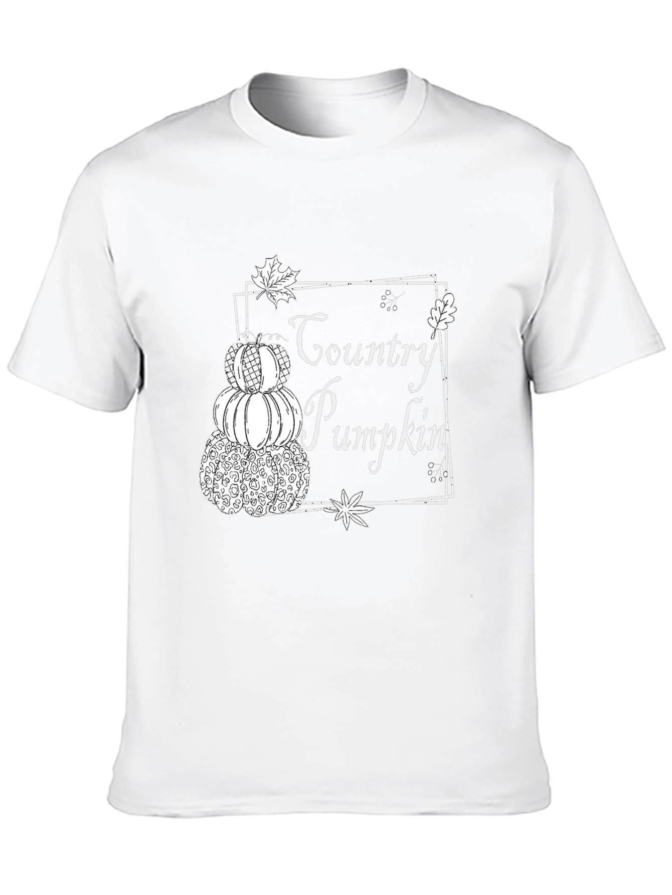 Country Pumpkin Stacked T-Shirt