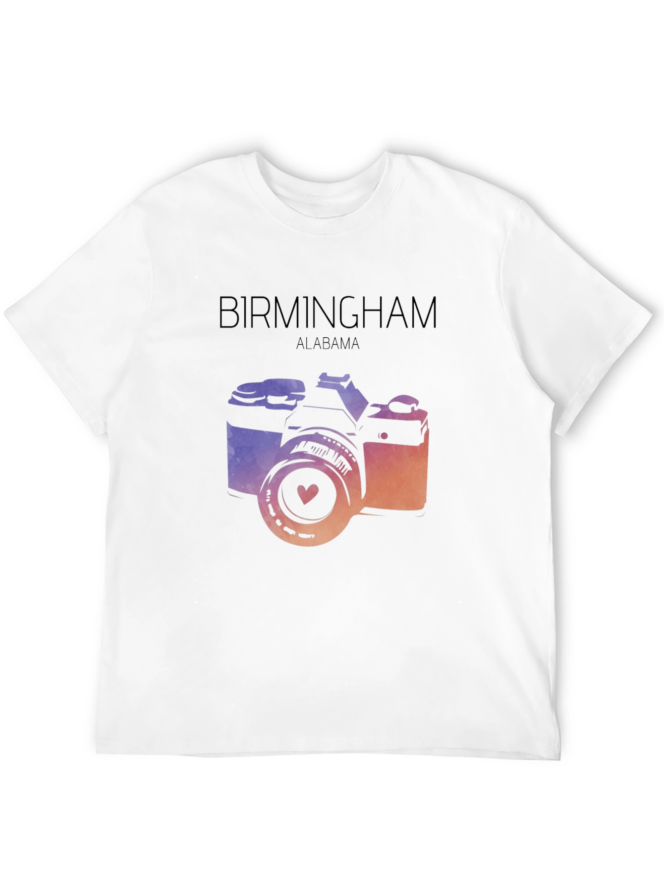 Birmingham Alabama Camera Graphic Tee