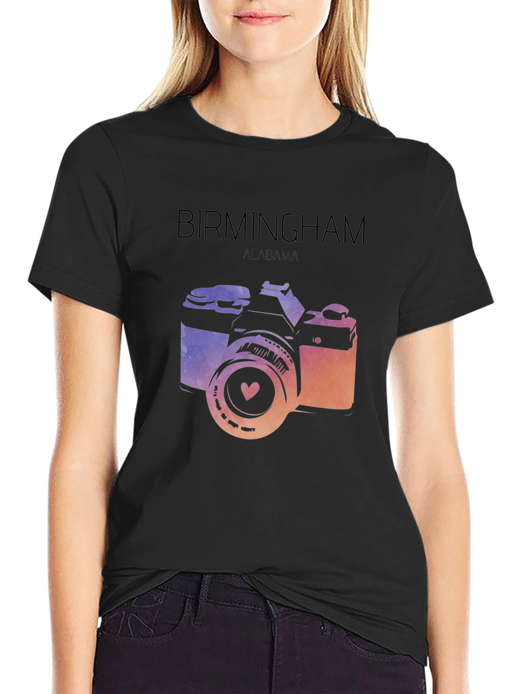 Birmingham Alabama Camera Graphic Tee
