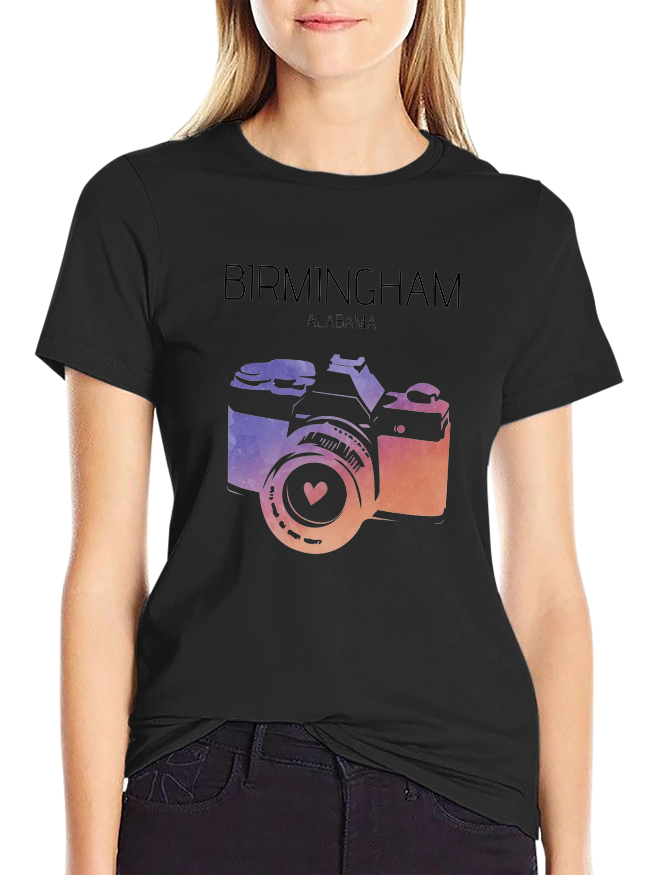 Birmingham Alabama Camera Graphic Tee